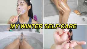 My Self-Care Winter Routine | Body care, Pore Cleansing, Face Peeling + More