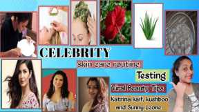 I Tried celebrity skin and hair care| Iam shocked |celebrity skin care diy