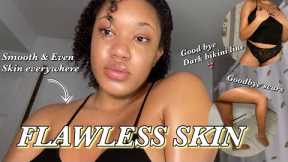 EFFECTIVE skin care remedies for clear GLOWING SKIN from head to toe|EVEN skin tone EVERYWHERE