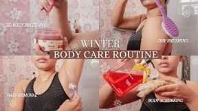 My *HONEST* Winter Body Care Routine | Dry Body Brushing, Gel Body Polish, Strawberry Skin Treatment