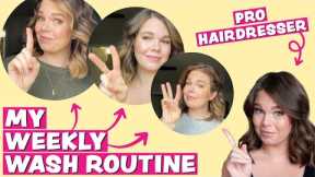 Pro Hairdresser Weekly Hair Care Routine 👉🏼 How often should I shampoo?
