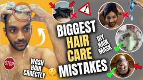 7 HAIRCARE Mistakes You Must STOP Immediately | HAIR CARE HACKS FOR BOYS | DIY HAIR MASK | ANKIT TV