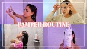 NIGHT TIME PAMPER ROUTINE | RELAXING AND CALMING SELF CARE | SKINCARE, BODY CARE, HAIR & MORE