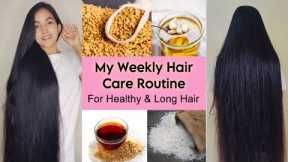 My Weekly Hair Care Routine for Healthy & Long Hair 💝