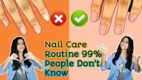 Healthy Natural Nail Care Routine | In Hindi | Let's Nailedit |