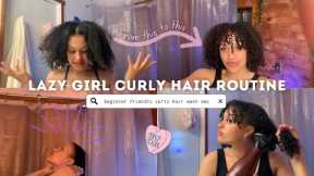 Quick and Easy Natural Curly Hair Care Routine || beginner friendly curly hair washday tutorial