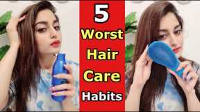 5 Worst Hair-care mistakes You need to STOP ⚠️🚫 #shorts #youtubeshorts #ashortaday