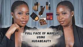 Full Glam Makeup Tutorial using Hudabeauty Products | Step-by-Step Guide.