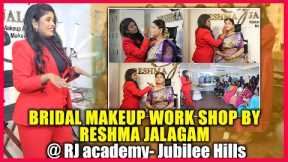 Celebrity makeup artist Reshma Jalagam conduct session on Bridal Makeup Techniques | Ample Reach PR