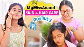 MyMissAnand SKIN and HAIR CARE ROTINE | CookWithNisha