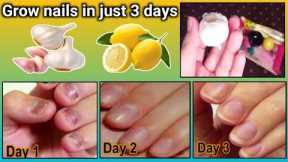 Grow nails in just 3 days | faster nail growth tips