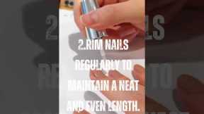 5 Steps for Healthy Nail Care ✌ ❤❤ 😍  #nails #gelnails #naturalnails  #nailtutorial