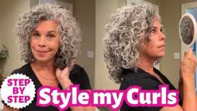 How I Style My Curly Hair *Step by Step*