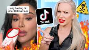 40 (almost) Minutes of UNHINGED TikTok Makeup Hacks and Beauty Fails! Part 8