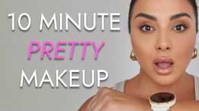 HOW TO DO MAKEUP WHEN YOU ONLY HAVE 10 MINUTES | NINA UBHI