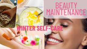 Winter Self Care Routine|My Monthly Self Care for Hair Mask,Waxing & Threading #aliyanalizafamily