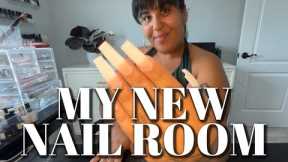 MY NEW NAIL ROOM // QUITTING YOUTUBE? // LETS DO SOME NAILS AND CHAT