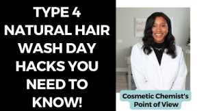 TYPE 4 NATURAL HAIR SHAMPOO HACKS YOU NEED TO KNOW!