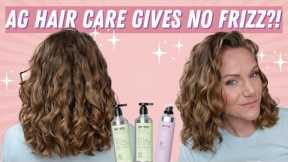 How to Wash & Style Wavy Curly Hair! ft. AG Hair Care
