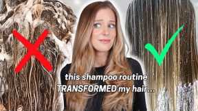 The Shampoo Routine that TRANSFORMED my Hair! How to Shampoo like a Pro for Scalp + Hair Health