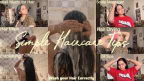 HAIRCARE TIPS  FOR SUMMER 2024 | How To Wash Hair Correctly | Long, Healthy & Soft Hair#haircaretips