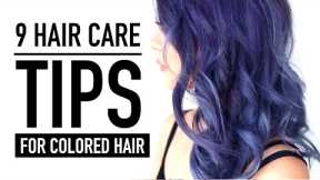 9 Hair Care Tips & Products ♥  New Color REVEAL! ♥ Hair Routine for Colored Hair ♥ Wengie