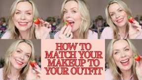 How to match your makeup to your outfit