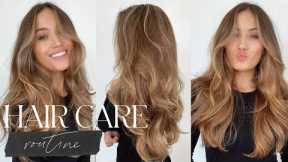 HAIR CARE ROUTINE FOR HEALTHY AND SHINY HAIR | Kate Hutchins