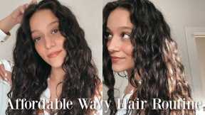 Easy Affordable Wavy Hair Routine For Beginners