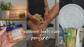 SUMMER BODY CARE ROUTINE | mosquito bites, shower routine, skin care + new products
