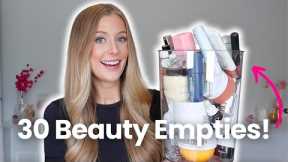 Beauty Empties 2024! Haircare, Skincare, Bodycare & Makeup Products I've Used Up