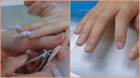 Get rid of long fake nails that hinder work | Nail Specialist