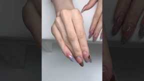 Nail transformation transition 💅 #nails