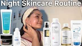 My Night Skincare Routine For Korean Glass Skin | The Ordinary,Cosrx,Tony Moly, Bioderma, Quench