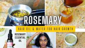 DIY Rosemary Oil & Rosemary Water for Healthy Hair Growth | Step-by-Step Guide