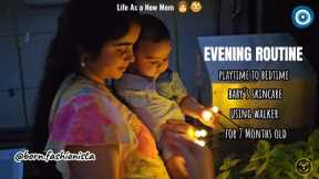 Indian Mom Realistic Evening to Night Routine | Baby Skin Care Essentials