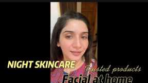 A guide to glowy melasma free skin | NIGHT TIME SKIN CARE| NO BLACKHEADS, fine lines & melasma