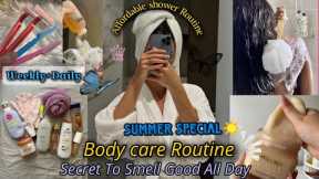 How To Smell Expensive - Summer Body Care routine- Shower Routine for Summer