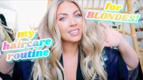 BLONDE Hair Care Routine | How I Keep My Blonde Hair HEALTHY!