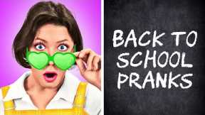 Try Not to Laugh 😂 Funny Back to School Pranks & Fails on Teachers