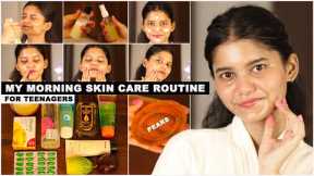 TEENAGERS NATURAL MORNING SKIN CARE ROUTINE - Bina PAISE WASTE Kiye | 💰😍💯 #skincare