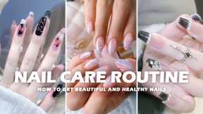 Secrets to Beautiful and Healthy Nails 💅 Expert Nail Care Tips #aesthetic #skincare #nailcare