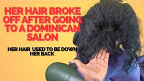 Damaged Hair After Dominican Salon Visit | How to Treat Hair Breakage and Damage