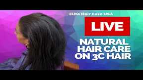 Live Natural Hair Care for 3C Hair | Salon Treatment & Tips