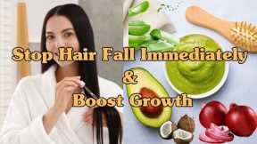 Stop Hair Loss Naturally: 20 Tips & Tricks Home Remedies You Need to Know! Boost Your Hair Growth